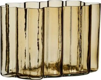 Hübsch Interior Umber Vase 30 cm Bernstein