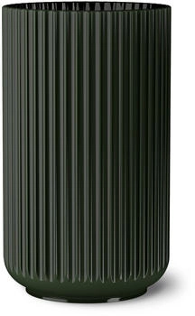 Lyngby Porcelæn Porcelæn Vase Dunkelgrün, 31 cm