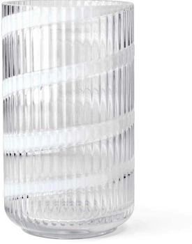 Lyngby Porcelæn Porcelæn Vase White swirl, 25 cm