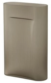 Muuto Ridge Vase Mattglas 48,5 cm, Taupe