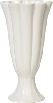 Broste Copenhagen Heli Vase, 22 cm - Beige