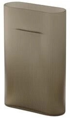 Muuto Ridge Vase Mattglas 35 cm, Taupe