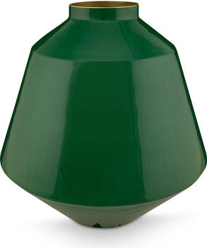 PiP Studio Vase Metall dunkelgrün 35cm