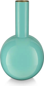 PiP Studio Vase Metal Small Bright Blue 15x26cm