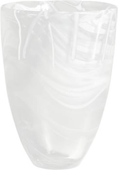 Kosta Boda Contrast Vase 200 mm Weiß-weiß