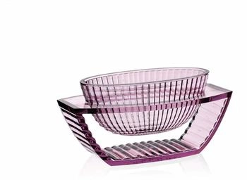 Kartell U Shine Schale rosa transparent (01218E6)