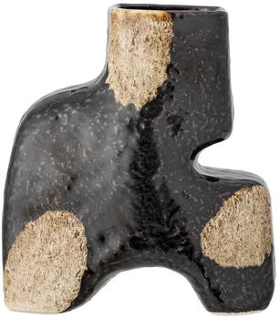 Bloomingville Ollia Vase, Schwarz, Steingut