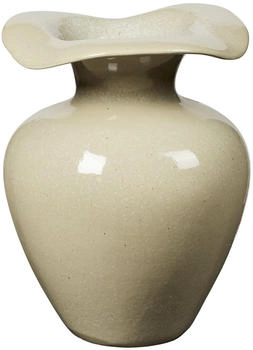 Broste Copenhagen Florentina Vase M 32 cm Beige
