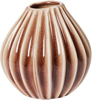 Broste Copenhagen Wide Vase S 15 cm Fawn