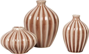 Broste Copenhagen Amalie Vase Fawn 3er Set
