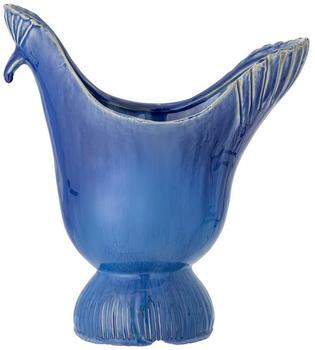 Bloomingville Wylie Vase, Blue, Steingut