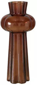 Boltze Mahoni Vase braun 25cm (1 Stück)
