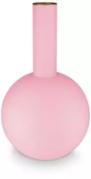 PiP Studio Vase Metal Large Matt Light Pink 24.5x42cm
