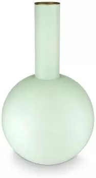 PiP Studio Vase Metal Large Matt Light Blue 24.5x42cm