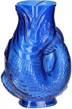 Gift Company Jacquard Fischvase M blau 30cm