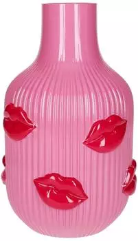Gift Company Giftcomany L'amour Vase Lippen rosa 25cm