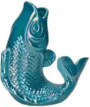 Gift Company Mamsell Koi Fisch Vase S rainbow ocean 25cm