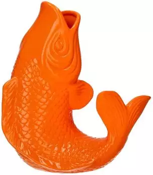 Gift Company Mamsell Koi Fisch Vase S neon orange 25cm