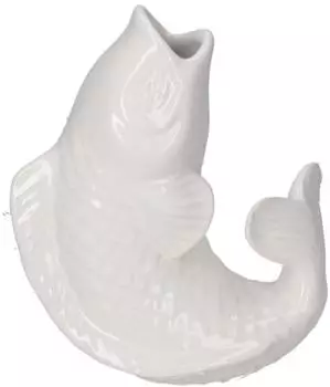 Gift Company Mamsell Koi Fisch Vase XS weiß 15,5cm