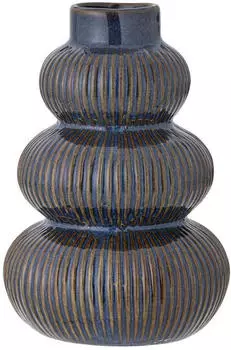 Bloomingville Myrtle Vase, H 20 cm, blau