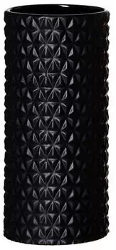 Ritzenhoff & Breker Vase 25cm Raute schwarz