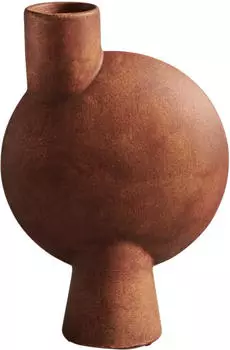 101 Copenhagen Sphere Bubl Vase Midi Terrakotta
