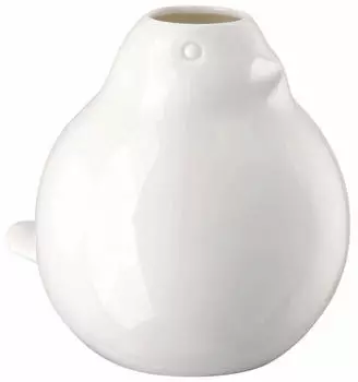 Hutschenreuther Vogel-Vase wei&szlig; Vase 14cm