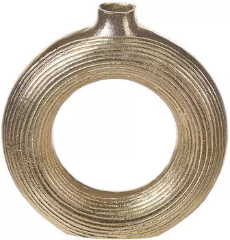Beliani Dekovase Comal Metall 40 cm Gold