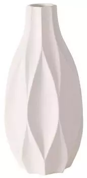 Boltze Elegante Vase Weiß Aus Keramik 30 cm