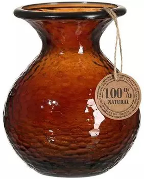Ritzenhoff & Breker Vase 18,5cm Marokko braun wabe