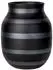 Kähler Omaggio Vase H20 black toned