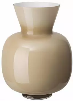 Rosenthal Anna Beige Glass Vase 34cm