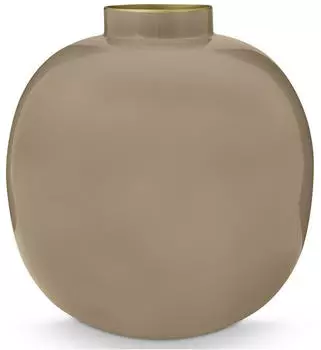 PiP Studio Vase Metall Khaki 23cm