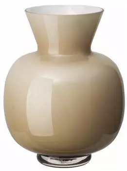Rosenthal Anna Beige Glass Vase 24cm