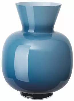 Rosenthal Anna Lightblue Glass Vase 34cm