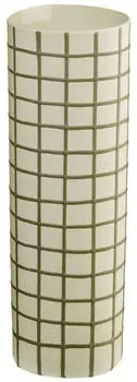 ASA ASA lines and square Vase olive squares 25cm