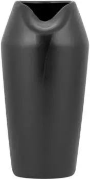 Beliani Abstract-shaped decorative vase 33 cm black