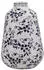 Beliani Floral pattern flower vase 25 cm white and blue