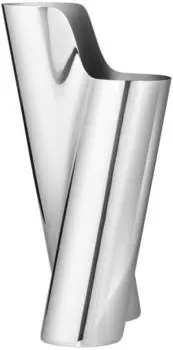 Georg Jensen Lituus Vase Edelstahl, klein