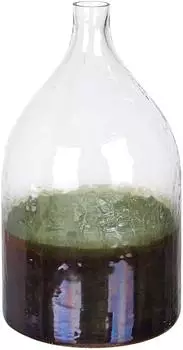 Beliani Blumenvase Kulcha Glas 36 cm Bunt