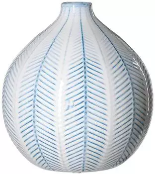 Ritzenhoff & Breker Kugelvase 25cm Reef blau