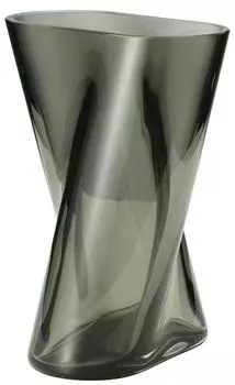 Georg Jensen Lituus Glasvase Grau, klein