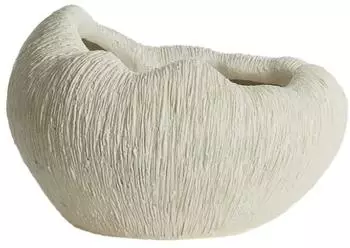 Light & Living Vase Denisa Kunststoff Creme 34x28x21 cm