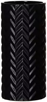 Ritzenhoff & Breker Vase 25cm Zick Zack schwarz