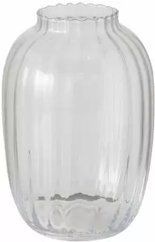 Boltze Trial Vase aus Glas, transparent, 28cm