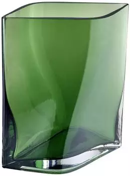 Blomus DUASIS Vase aus Glas, agave green, S (21cm)