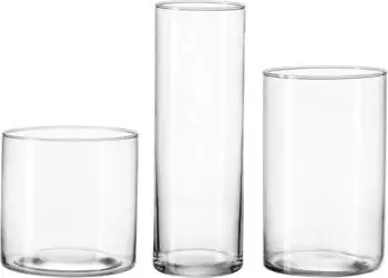 Ritzenhoff & Breker Leonie Vasen-Set 3-teilig, Glas, transparent (821963)