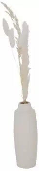 Boltze Vase BIANCA Porzellan, weiß, 16cm (79343)