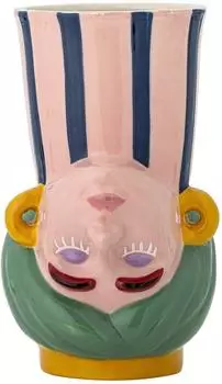 Bloomingville Miss Jody Vase, Steingut, rose (Miss Jody)