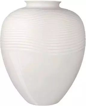 Goebel Kaiser Porzellan Linnia Vase, Biskuitporzellan, biskuit wei&szlig;, 30cm (88408003-0)